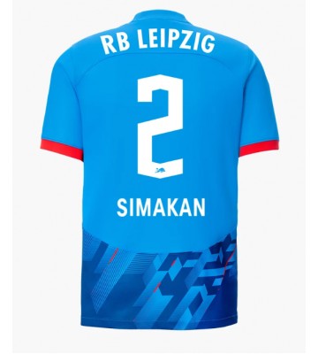 RB Leipzig Mohamed Simakan #2 Tercera Equipación 2023-24 Manga Corta